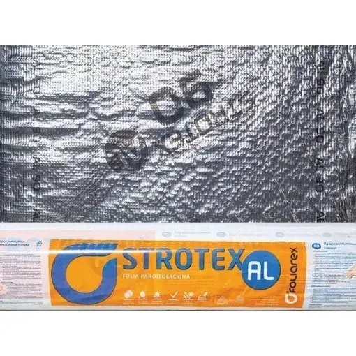Пароізоляційна фольгована плівка пароізоляційна Strotex AL 90 1,5 м х 50 м